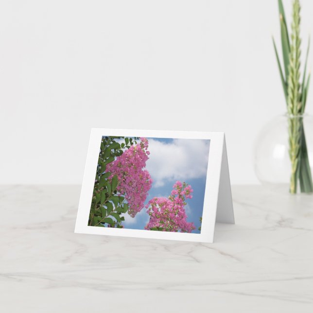 Crepe Myrtle Note Card (Front)