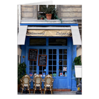 crêperie bleue - Carte postale de Paris6