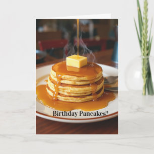 Crêpes d'anniversaire ? Carte d'anniversaire