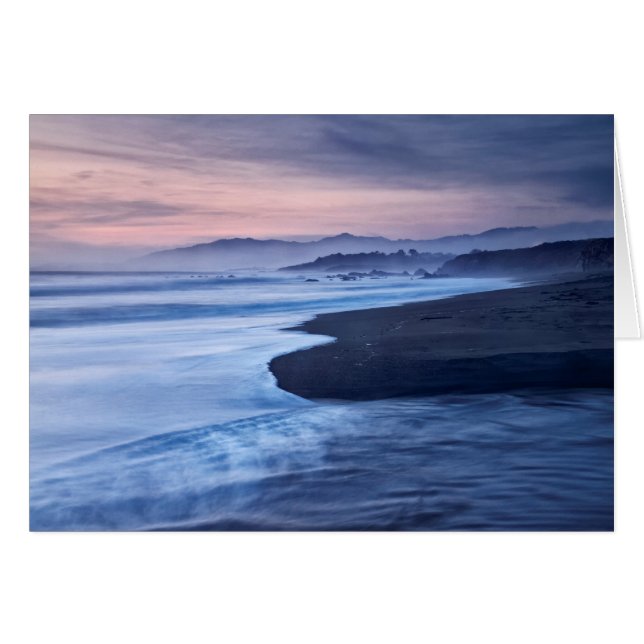 Crépuscule à Moonstone Beach (Devant horizontal)