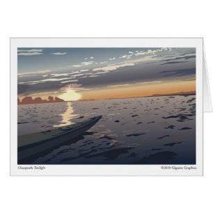 Crépuscule de chesapeake