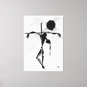 Crepúsculo - Dibujo a tinta Y quisieron los infame Canvas Print
