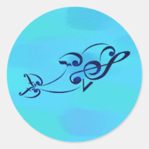 Crescendolphin sticker