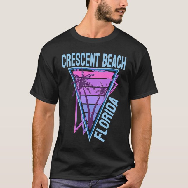 Crescent Beach Vacation  1 T-Shirt (Front)