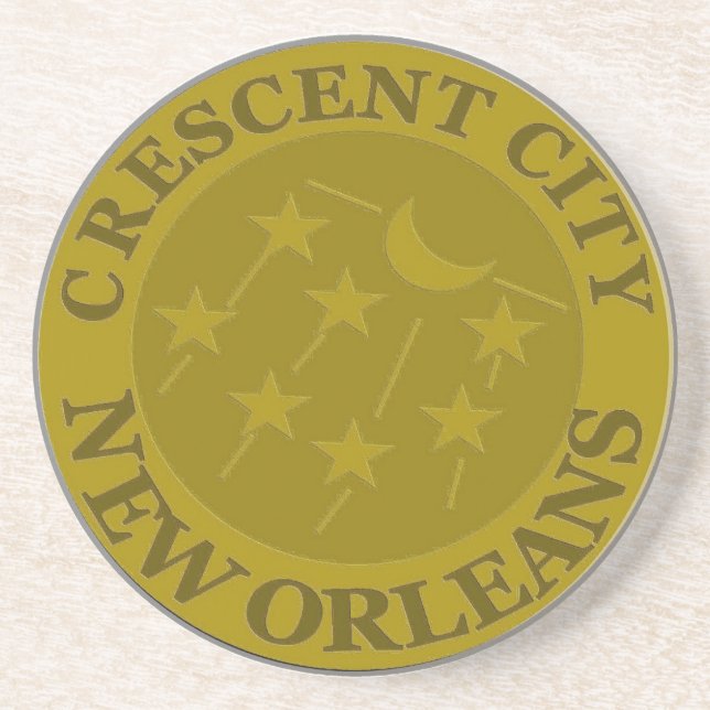 Crescent City New Orleans Coaster (Front)