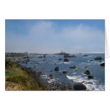 Crescent City Pacific Ocean View Carte pour notes