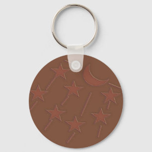 Crescent City Water Metre Lid Keychain