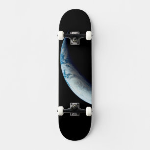 Crescent Earth Taken From The Apollo 4 Mission. 2 Skateboard