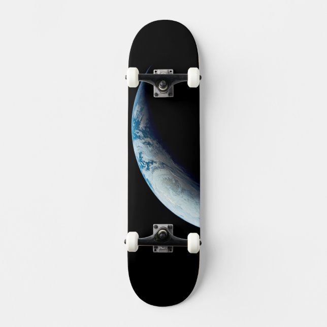 Crescent Earth Taken From The Apollo 4 Mission. 2 Skateboard (Front)
