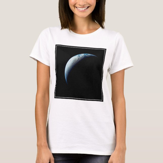 Crescent Earth Taken From The Apollo 4 Mission. 2 T-Shirt (Front)