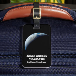 Crescent Earth Taken From The Apollo 4 Mission. Luggage Tag
