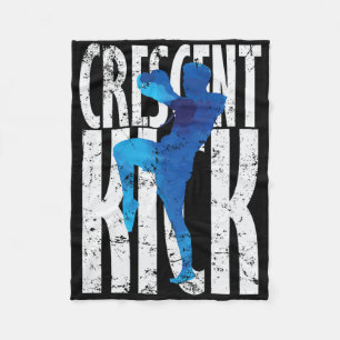 Crescent Kick Kickboxing Fleece Blanket