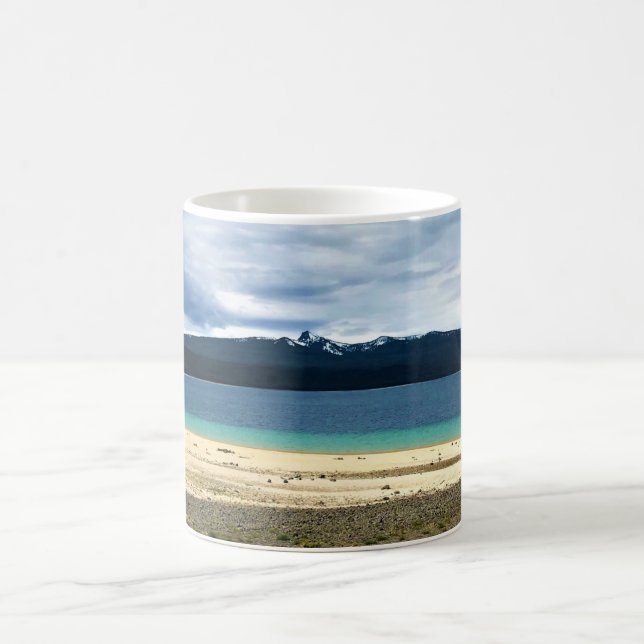 Crescent Lake at Simax Bay, Oregon Coffee Mug (Center)