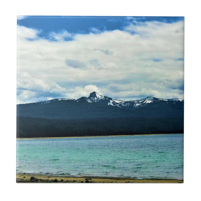 Crescent Lake, Oregon Tile (Front)