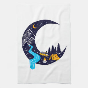 Crescent Moon Adventure Camping Kitchen Towel