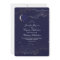 Crescent Moon and Night Stars Navy Wedding