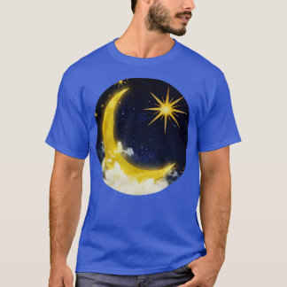 Crescent Moon and Stars T-Shirt