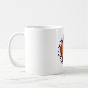 Crescent Moon Bats Halloween Night Pattern Coffee Mug