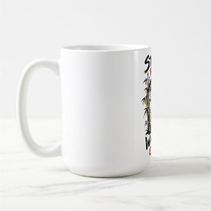 Crescent Moon Buddha Meditation Zen Coffee Mug
