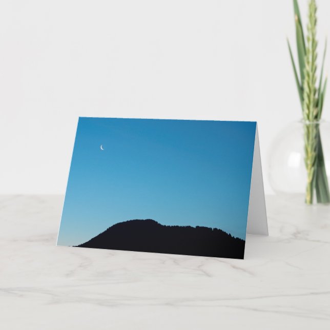 Crescent moon card (Front)