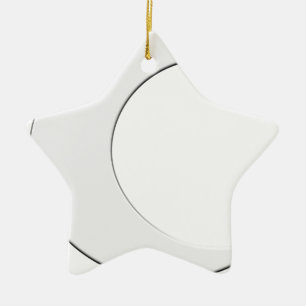 Crescent Moon Ceramic Ornament