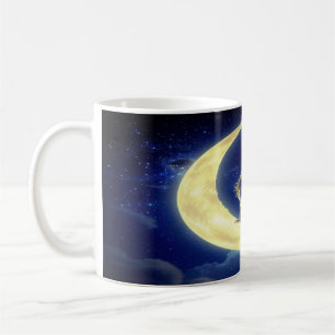 Crescent Moon Dreamer Mug – Simple Magical Coffee