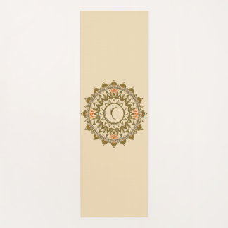 Crescent Moon Mandala Yoga Mat