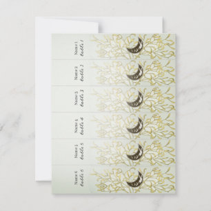Crescent Moon Mistletoe Festive Christmas Dinner Invitation
