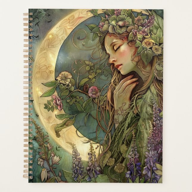 Crescent Moon Ostara Planner (Front)