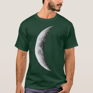 Crescent Moon Outer Space Galaxy Astronomy T-Shirt