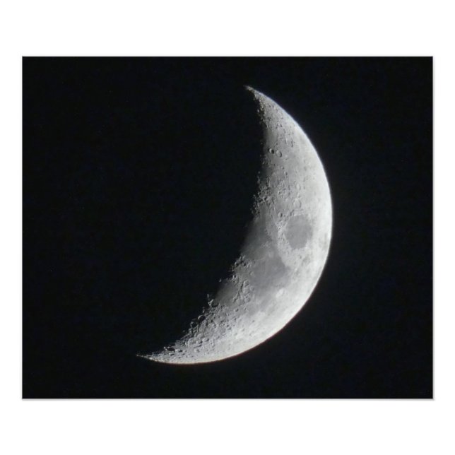 Crescent Moon  Photo Print (Front)