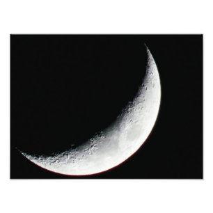 Crescent Moon Photo Print
