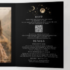 Crescent Moon Sun Halo Celestial Wedding Photo