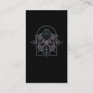 Crescent Moon Wicca Gothic Spiritual Pastel Butter Business Card