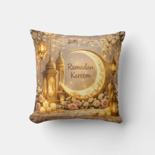 Crescent Of Light And Peace - Throw Pillow