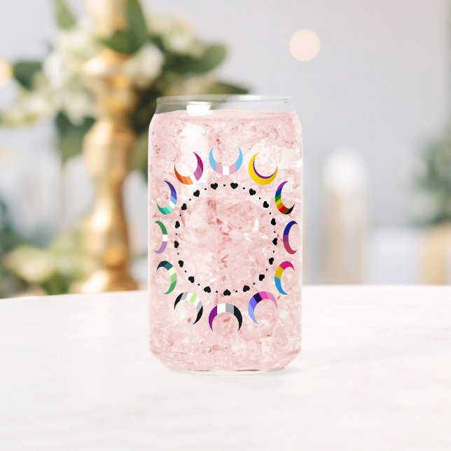 Crescent Pride Lunes et Coeurs Noirs (Insitu (Mariage))