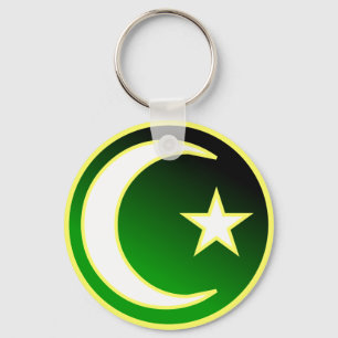 Crescent  & Star of Islam Keychain