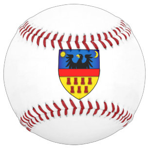 Crest and Text Softball
