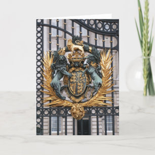 Crest Buckingham Palace London England Card