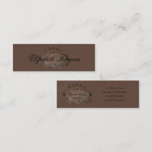 Crest ~ Business Card / Emblem Royal Crown Slim