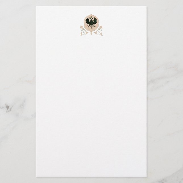Crest Design ~ Stationery / Letterhead / (Front)