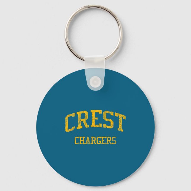 Crest High School Hs Shelby Design Keychain (Front)