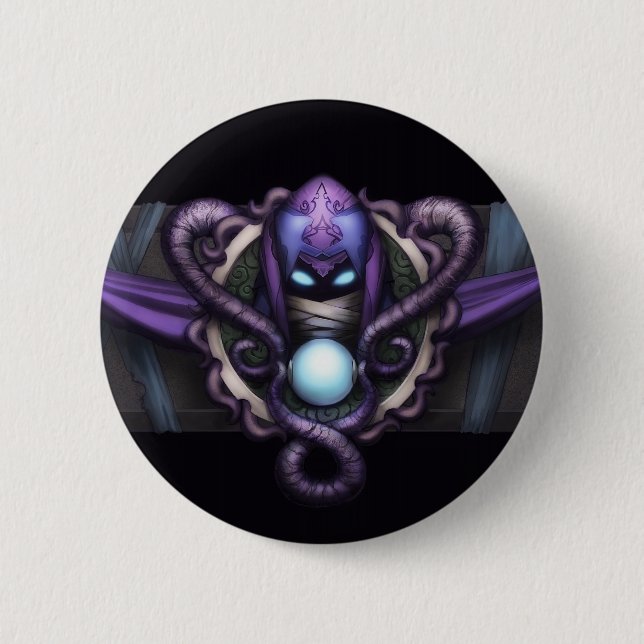 Crest Of Obsession 2 Inch Round Button (Front)