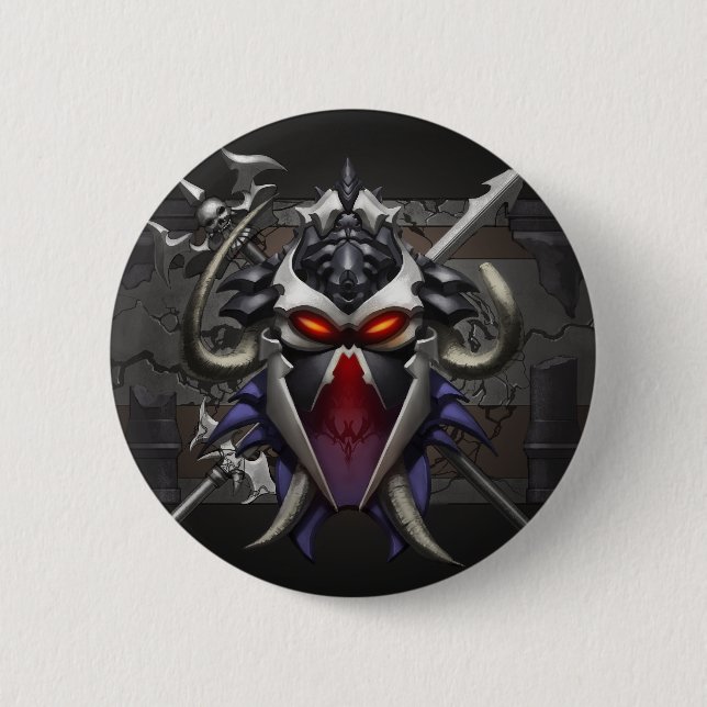 Crest Of Rage 2 Inch Round Button (Front)