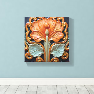 Crest of Verdant Valor Canvas Print