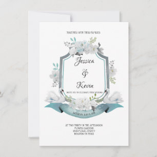 Crest Swan Faire-part de mariage