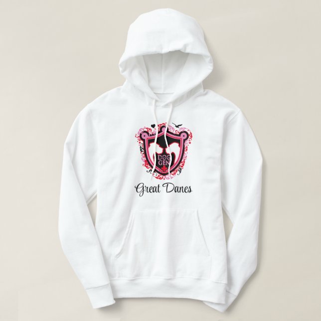 Crest Sweat à capuche Great Dane (Design devant)