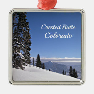 Crested Butte, CO Metal Ornament