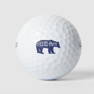 Crested Butte Colorado Bear Golf Balls
