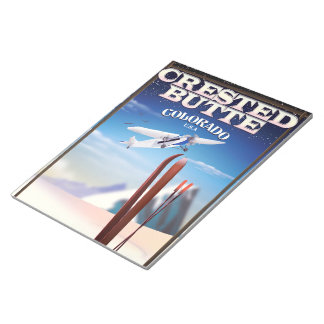 Crested Butte Colorado travel poster Notepad